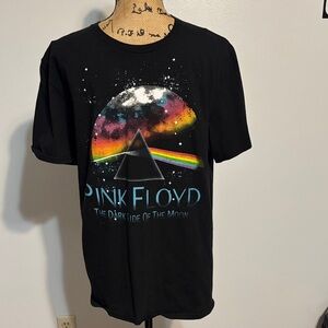 Pink Floyd Officially Licensed Black Cotton Tee
